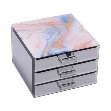 Pastel Dreams Jewellery Box with 2 Drawers