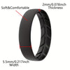 Silicone Ring - Women's 2mm Thin Plain - 5 colours