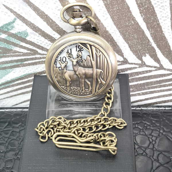 Pocket Watch - Deer