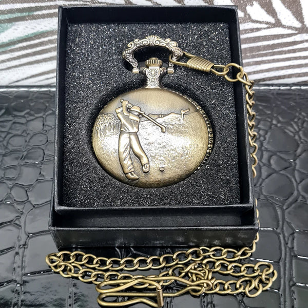 Pocket Watch - Golfer