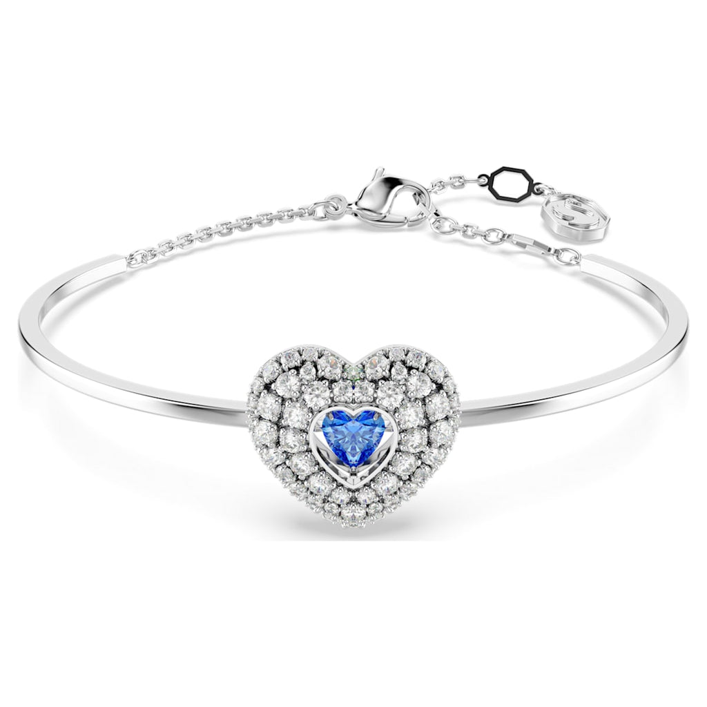 Hyperbola Blue Heart Bangle