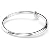Idyllia: Mixed Cuts Pink Heart Two Tone Bangle