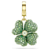 Idyllia: Green Crystal Clover Gold Charm