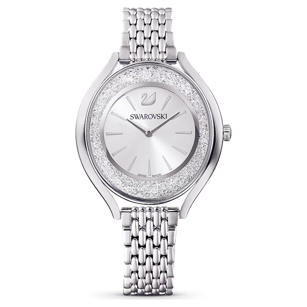 Silver Crystalline Aura Watch