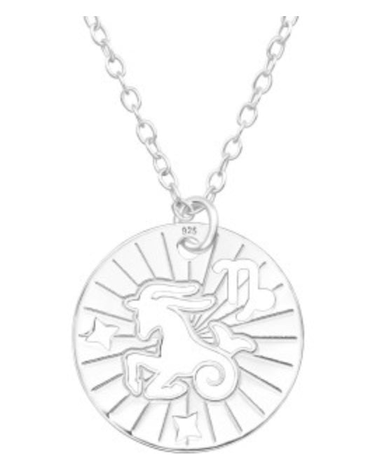 Kids Zodiac Silver Necklace