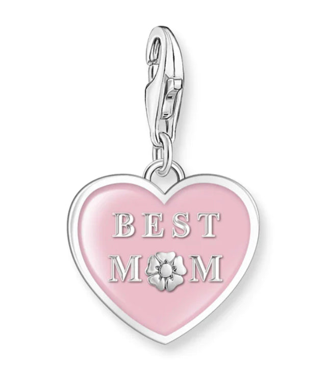 Charmista Pink Best Mom Charm