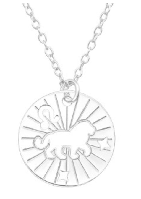 Kids Zodiac Silver Necklace