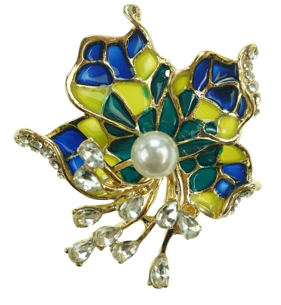 Brooch - Flower with Pearl