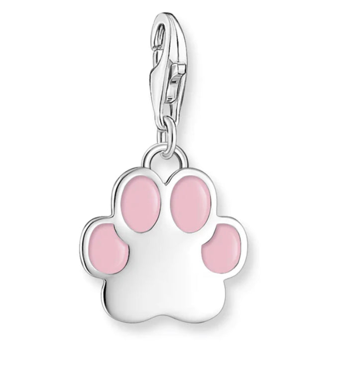 Charmista Pink Paw Print Charm