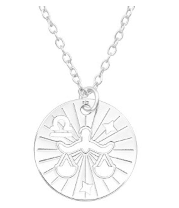 Kids Zodiac Silver Necklace