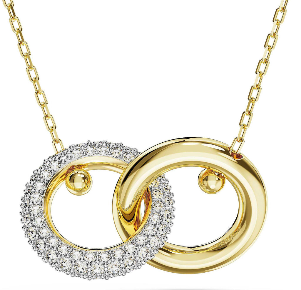 Dextera Gold Hoop Interwined Necklace