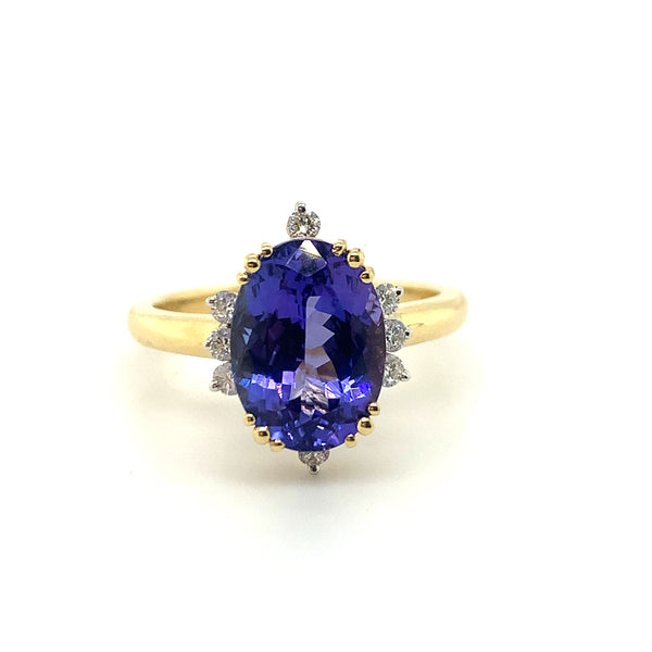 Aura Tanzanite Ring