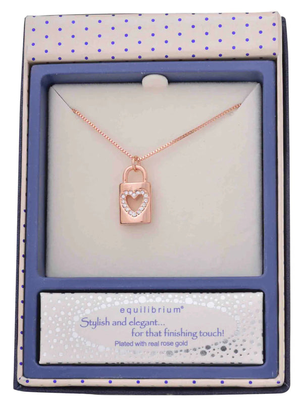 Equilibrium - Love Lock Necklace - 2 colours