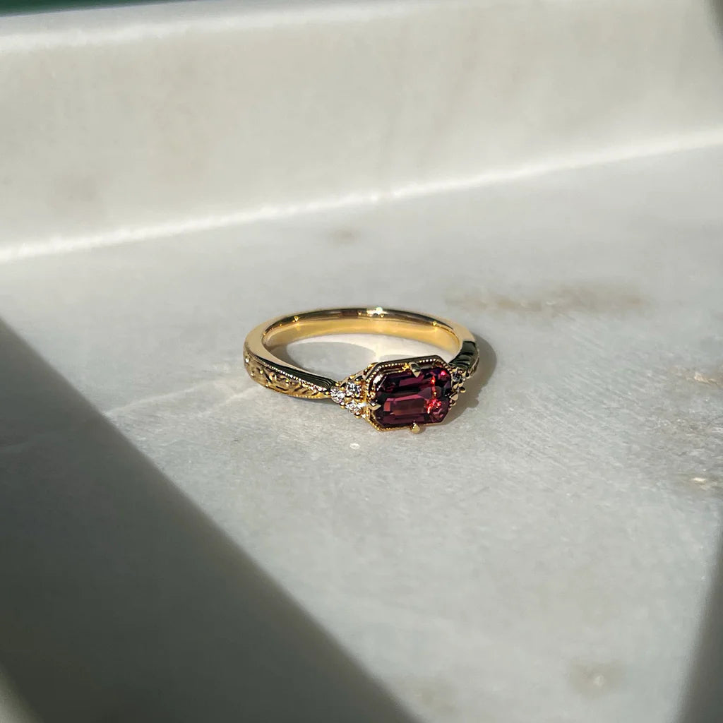 Abbey Pink Tourmaline Ring