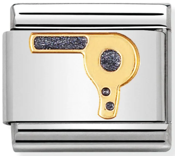 Occuption - Hair Dryer Gold Charm