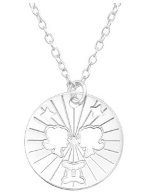 Kids Zodiac Silver Necklace