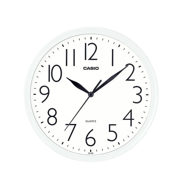 Casio White Circle Wall Clock