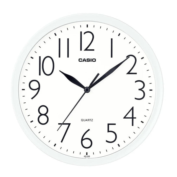 Casio White Circle Wall Clock