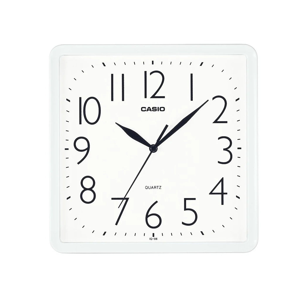 Casio White Square Wall Clock