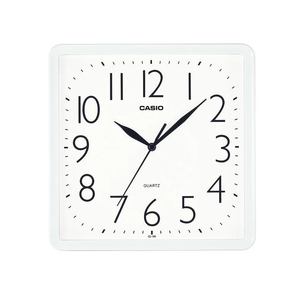 Casio White Square Wall Clock