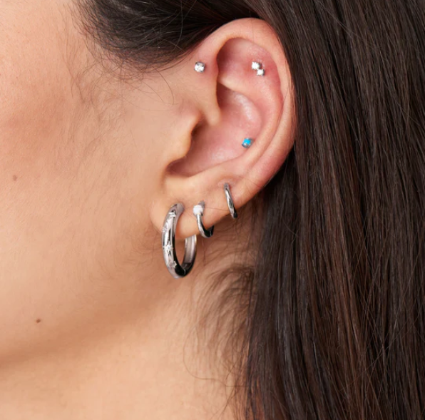 Ear Edit - Mini Sphere Barbell Single Studs - 2 colours