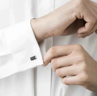 Strong Diamond PVD Black & Diamonds Cufflinks