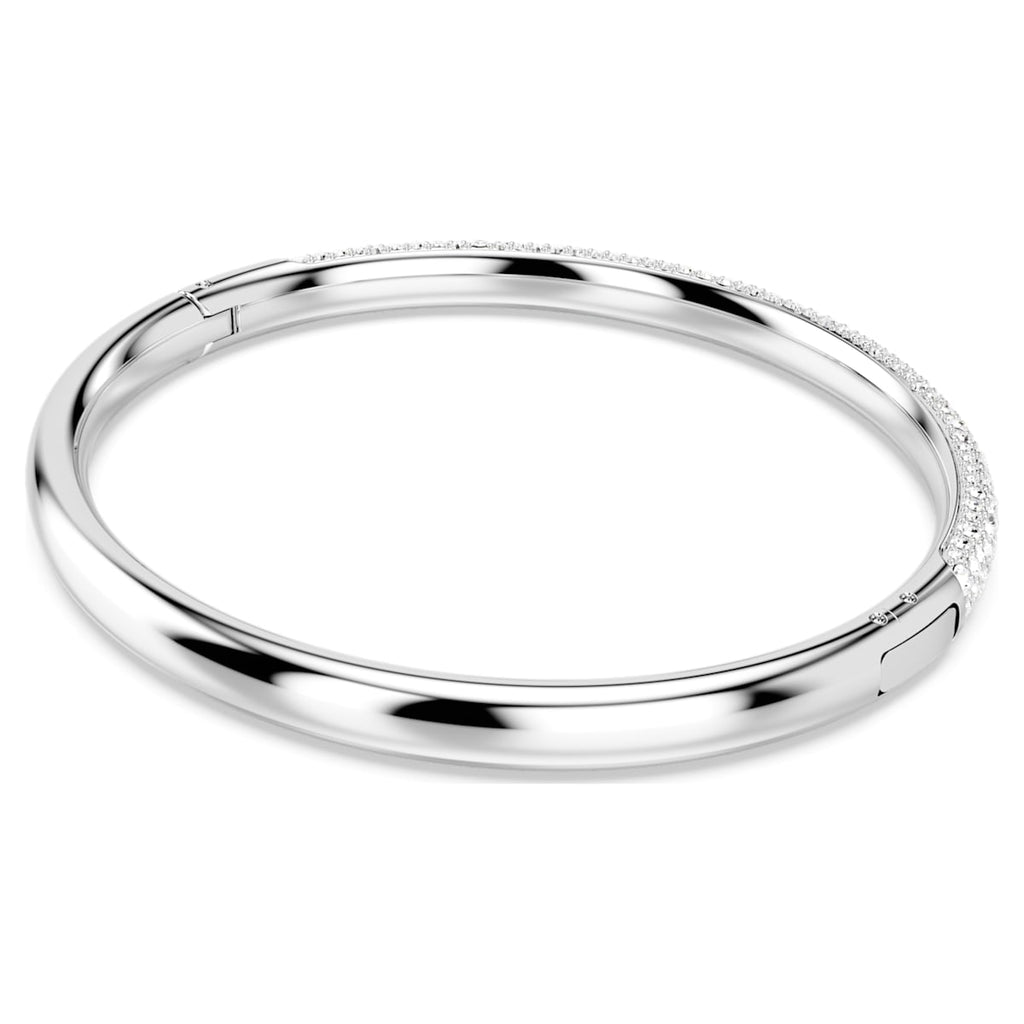 Sublima Snow Pavé Silver Bangle (MEDIUM)
