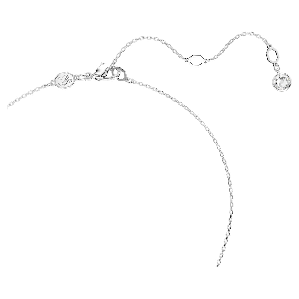 Meteora White Crystal Silver Pendant