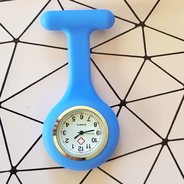 Silicone Nurse Watch - Blue