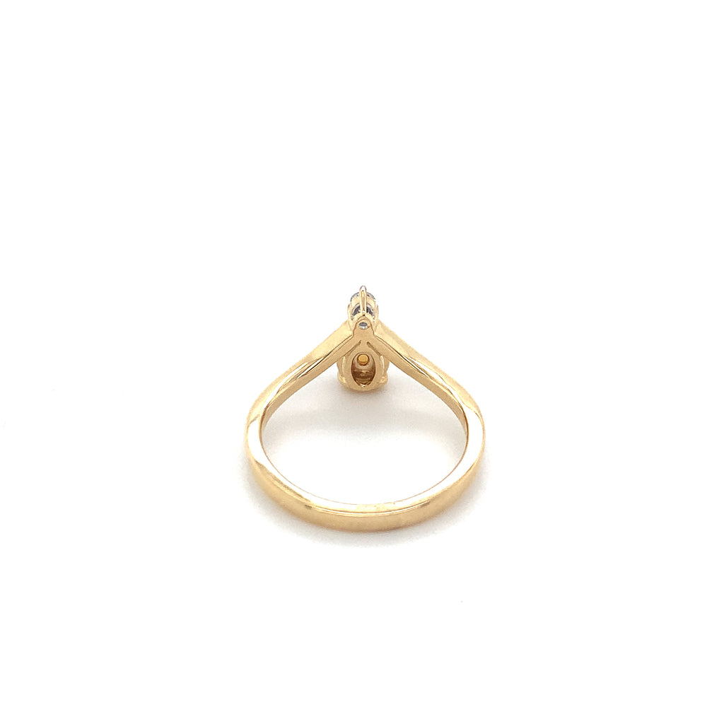 Rosaline White Opal Ring