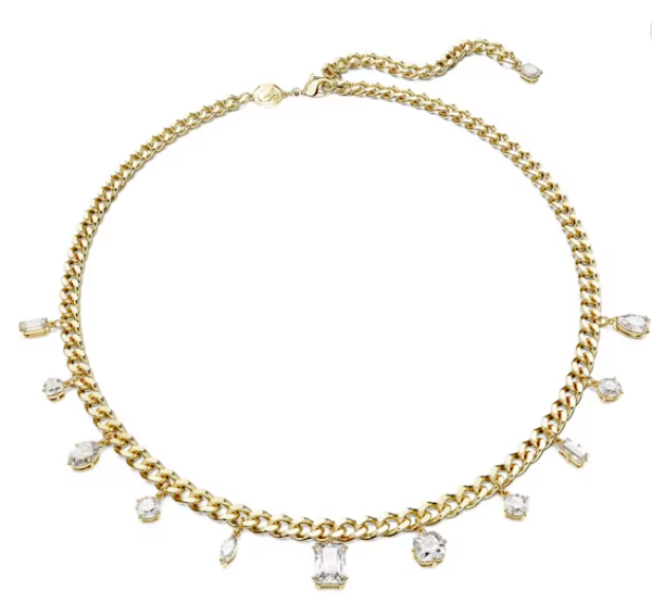 Dextera Mixed Cut Dangle Necklace - 2 Colour
