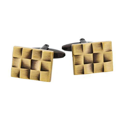 Burnish Gold Plated Cufflinks