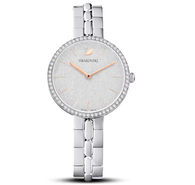 Cosmopolitan Swiss Made Silver Tone Watch