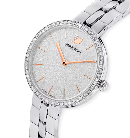 Cosmopolitan Swiss Made Silver Tone Watch