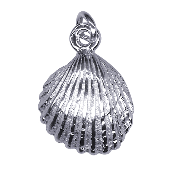 Shell Silver Charm