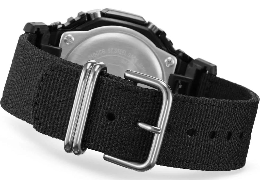 Casio G-Shock Black Metal Cloth Fabric Band Watch