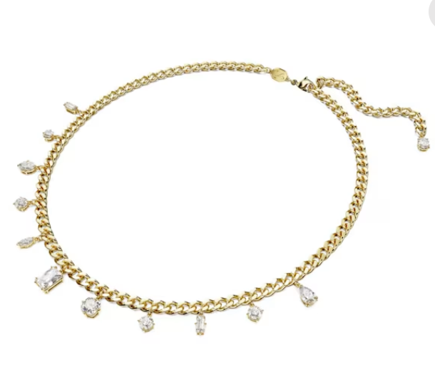 Dextera Mixed Cut Dangle Necklace - 2 Colour