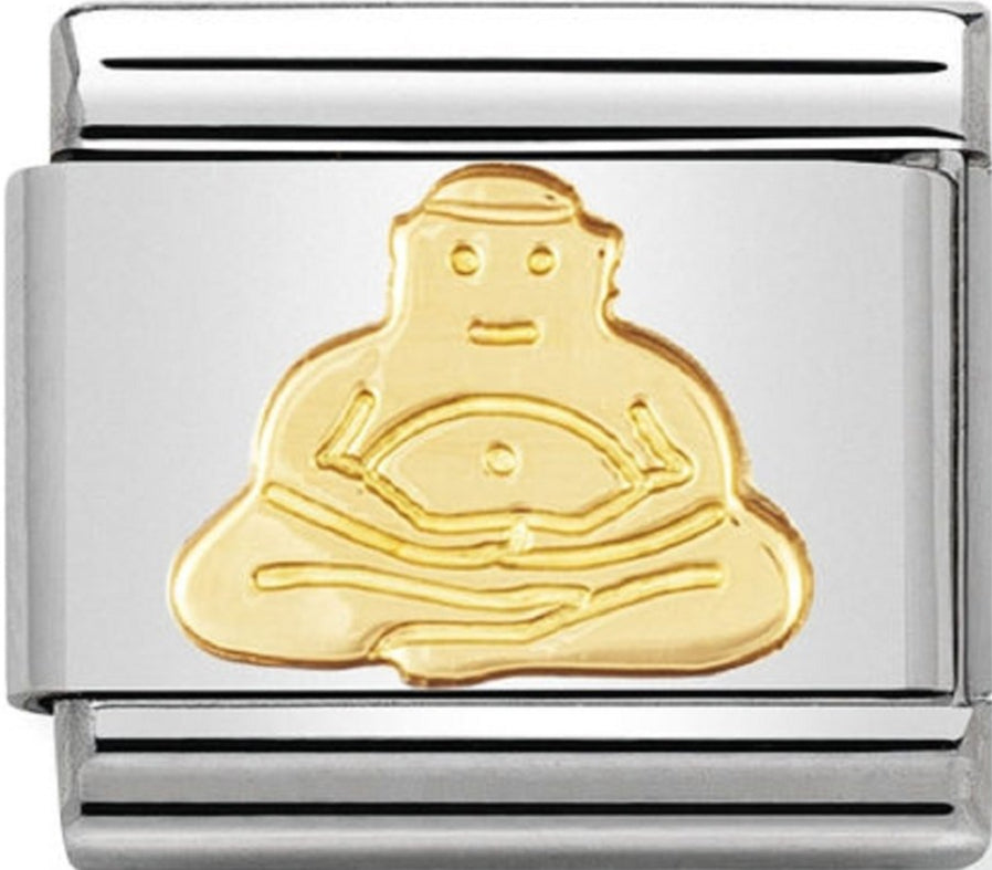 Nomination Buddha Gold Charm 