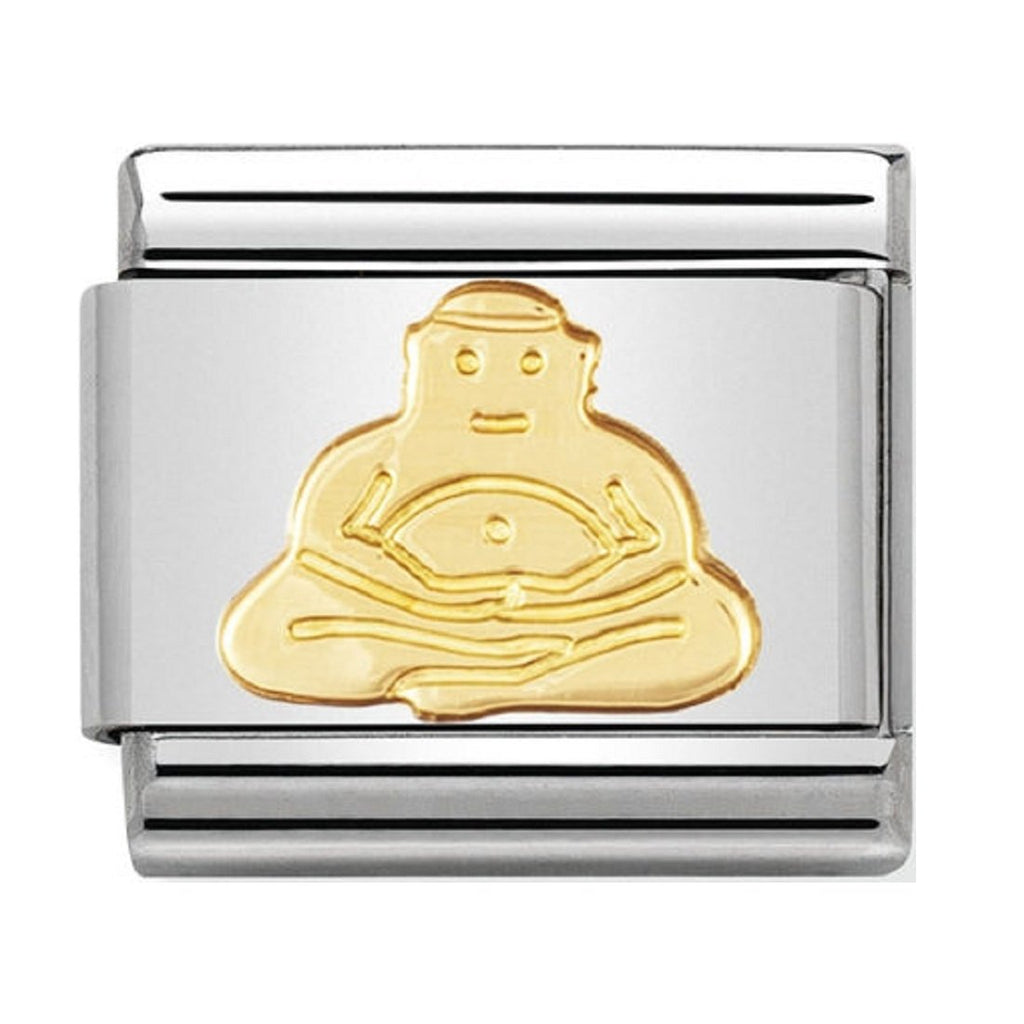 Nomination Buddha Gold Charm 