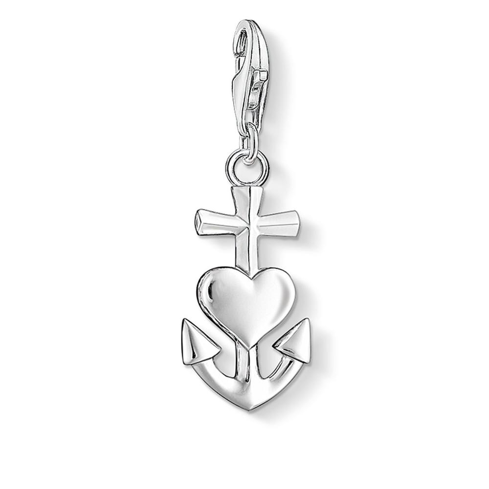 Cross, Heart and Anchor Charm