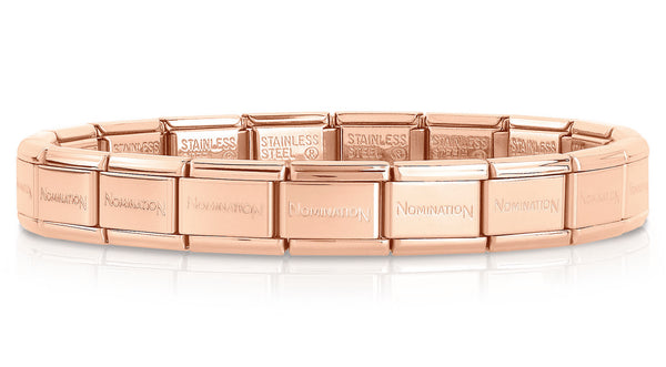 Nomination Starter Bracelet Rosegold Stainless Steel