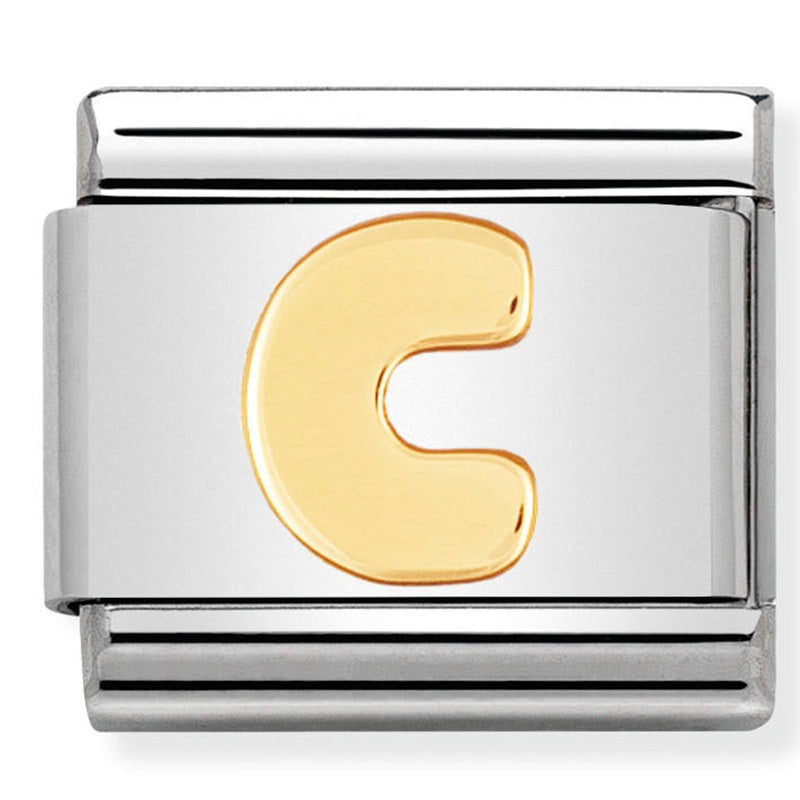 Nomination letter C yellow gold
