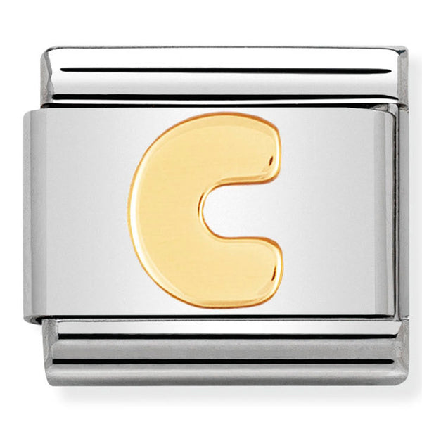 Nomination letter C yellow gold