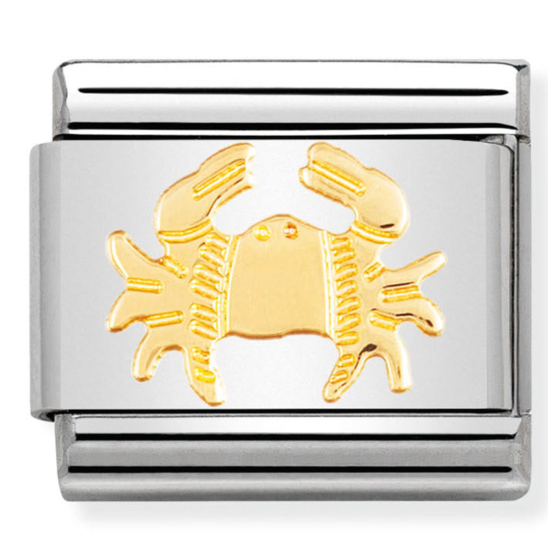Nomination Zodiac Cancer Gold Charm 