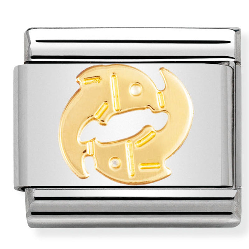 Zodiac - Pisces Gold Charm