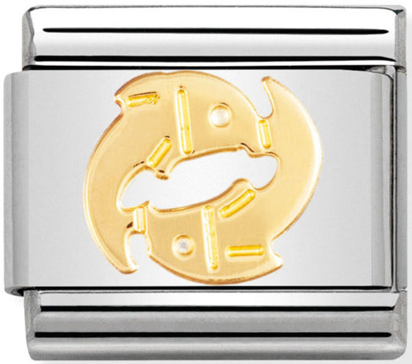 Zodiac - Pisces Gold Charm
