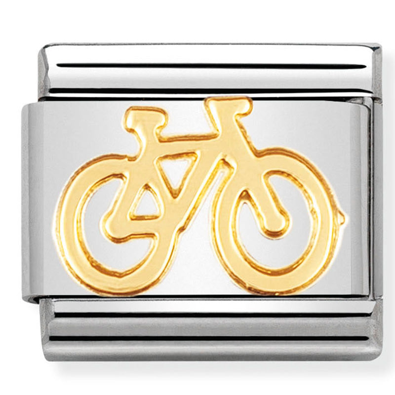 Nomination Bike Gold Charm 