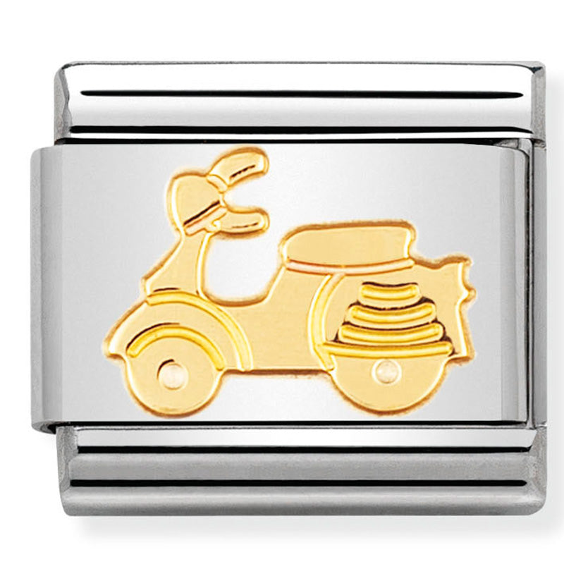 Nomination Scooter Gold Charm 
