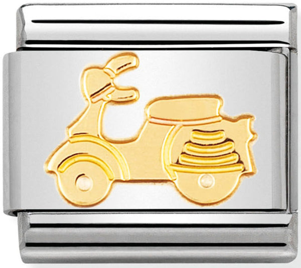 Nomination Scooter Gold Charm 