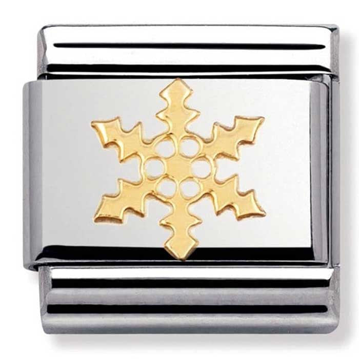 Daily Life  - Christmas Snowflake Gold Charm